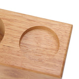 Wooden Coffee Protafilter Stand Holder Coffee Tamper Holder Stand Tamping Station Burlywood - Extra Image