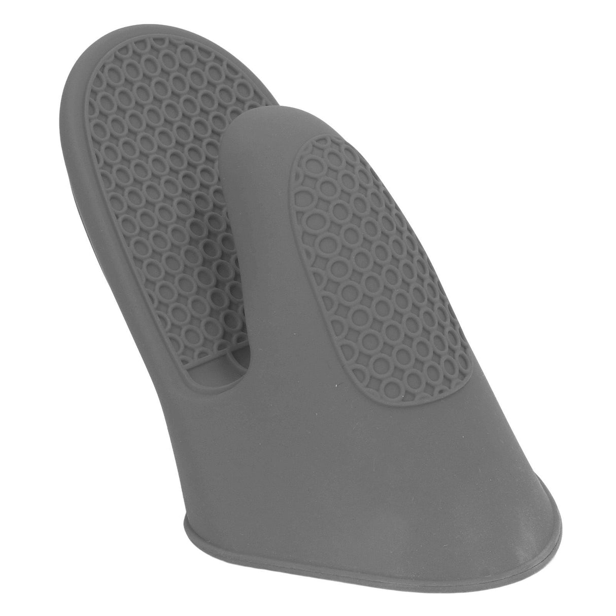 2pcs Oven Mitts Mini Silicone Thickened Anti Scalding Cooking Pinch Mitts for Kitchen Grey