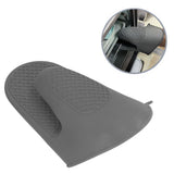 2pcs Oven Mitts Mini Silicone Thickened Anti Scalding Cooking Pinch Mitts for Kitchen Grey - Extra Image