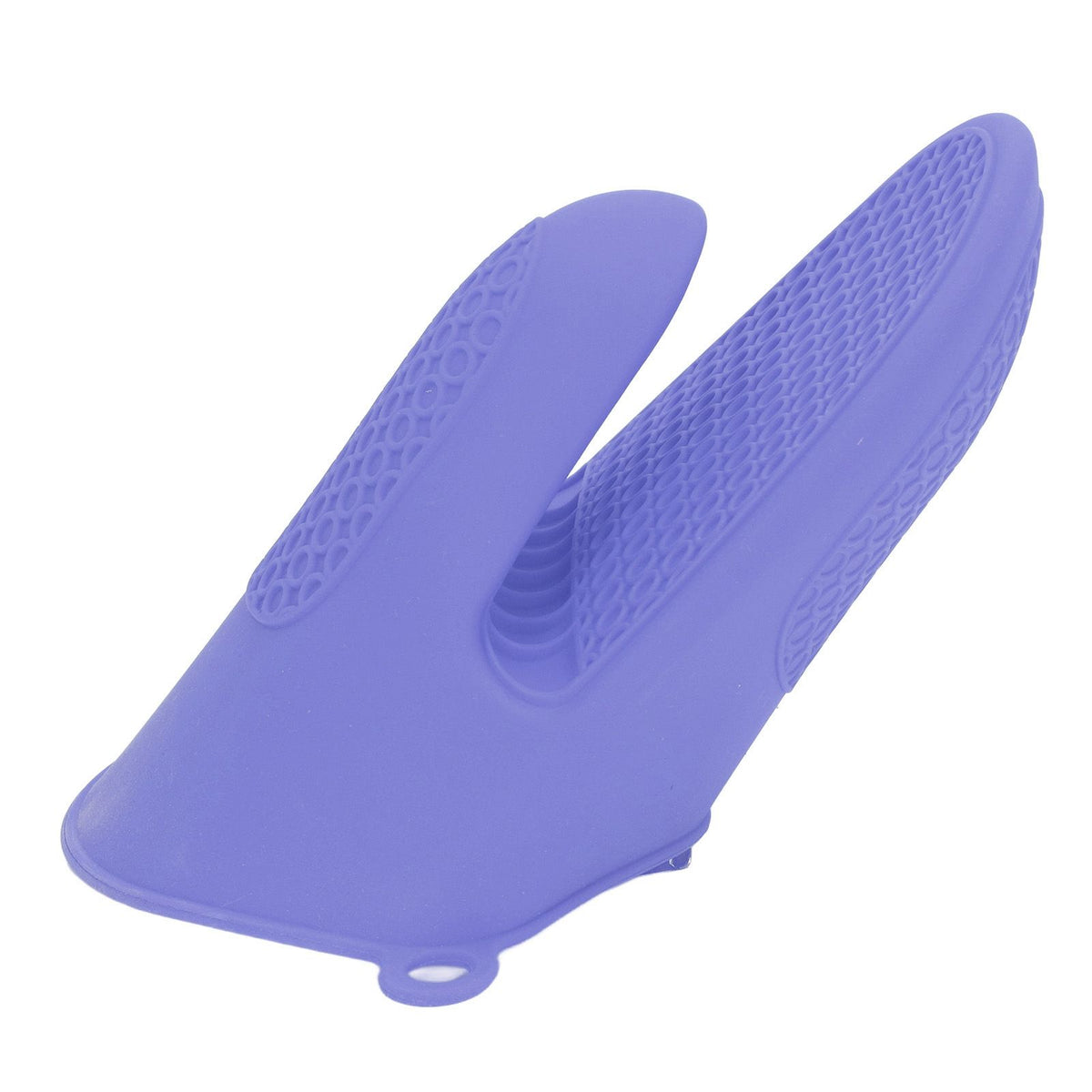 2pcs Oven Mitts Mini Silicone Thickened Anti Scalding Cooking Pinch Mitts for Kitchen Purple