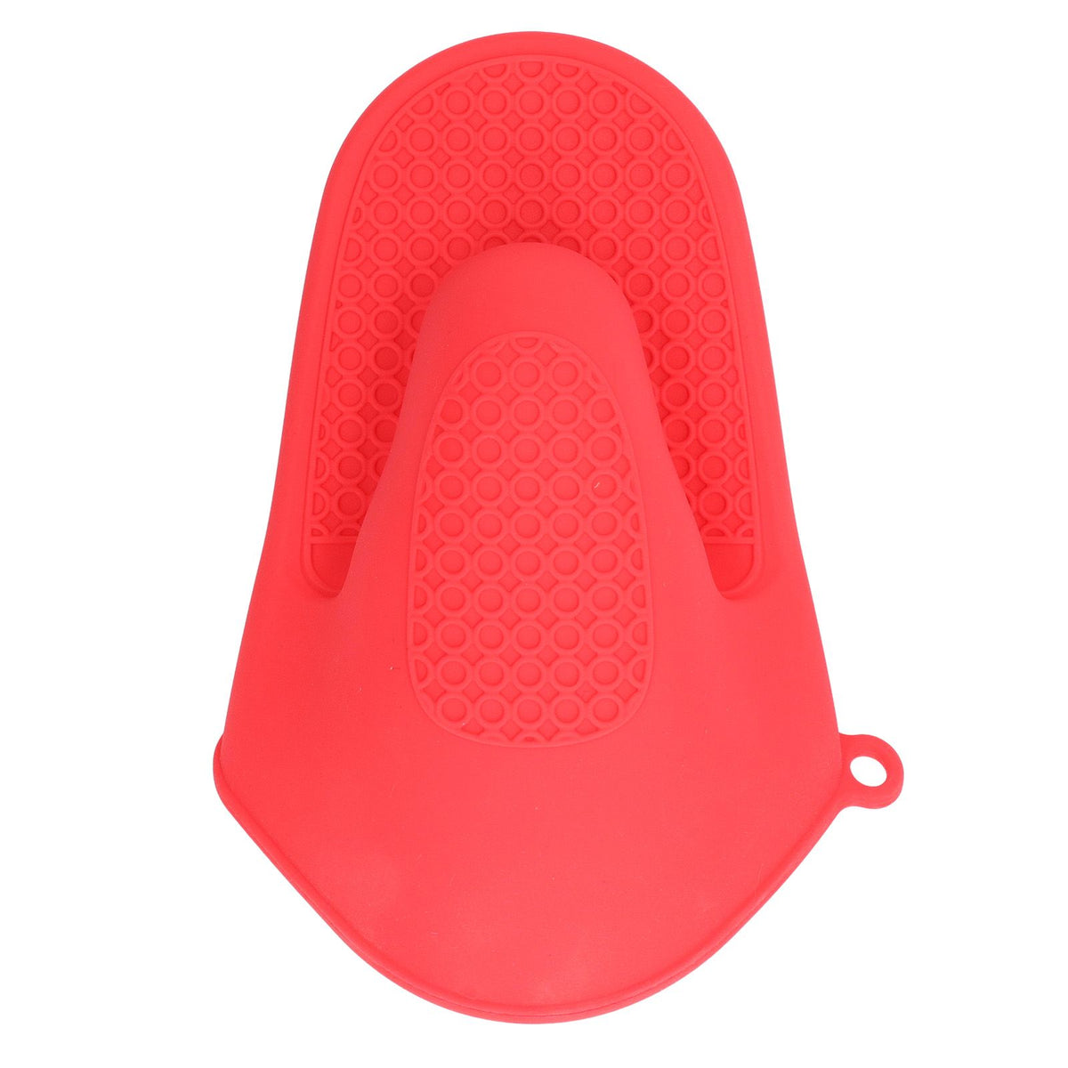 2pcs Oven Mitts Mini Silicone Thickened Anti Scalding Cooking Pinch Mitts for Kitchen Red