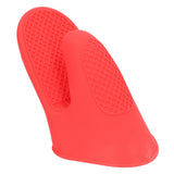 2pcs Oven Mitts Mini Silicone Thickened Anti Scalding Cooking Pinch Mitts for Kitchen Red