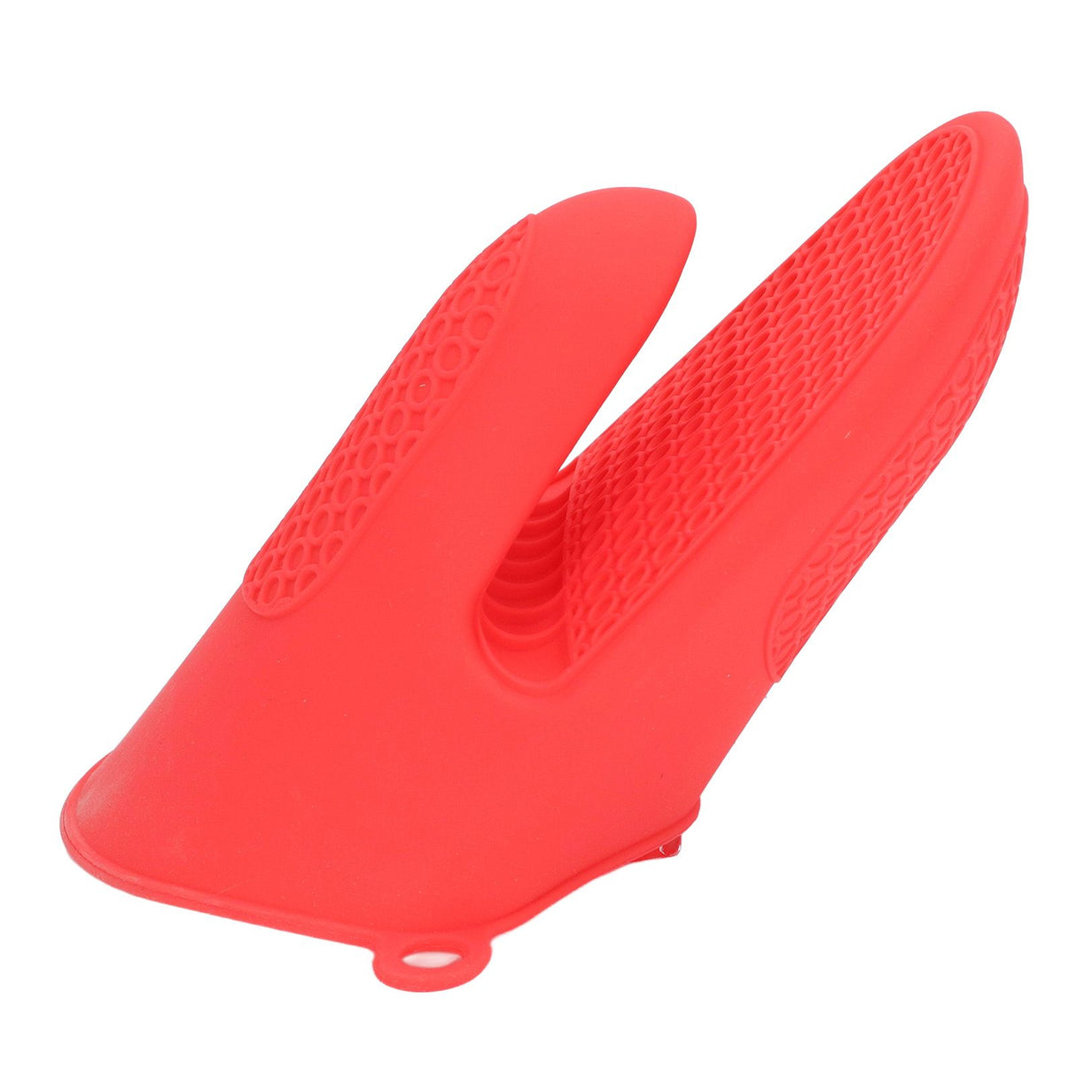2pcs Oven Mitts Mini Silicone Thickened Anti Scalding Cooking Pinch Mitts for Kitchen Red