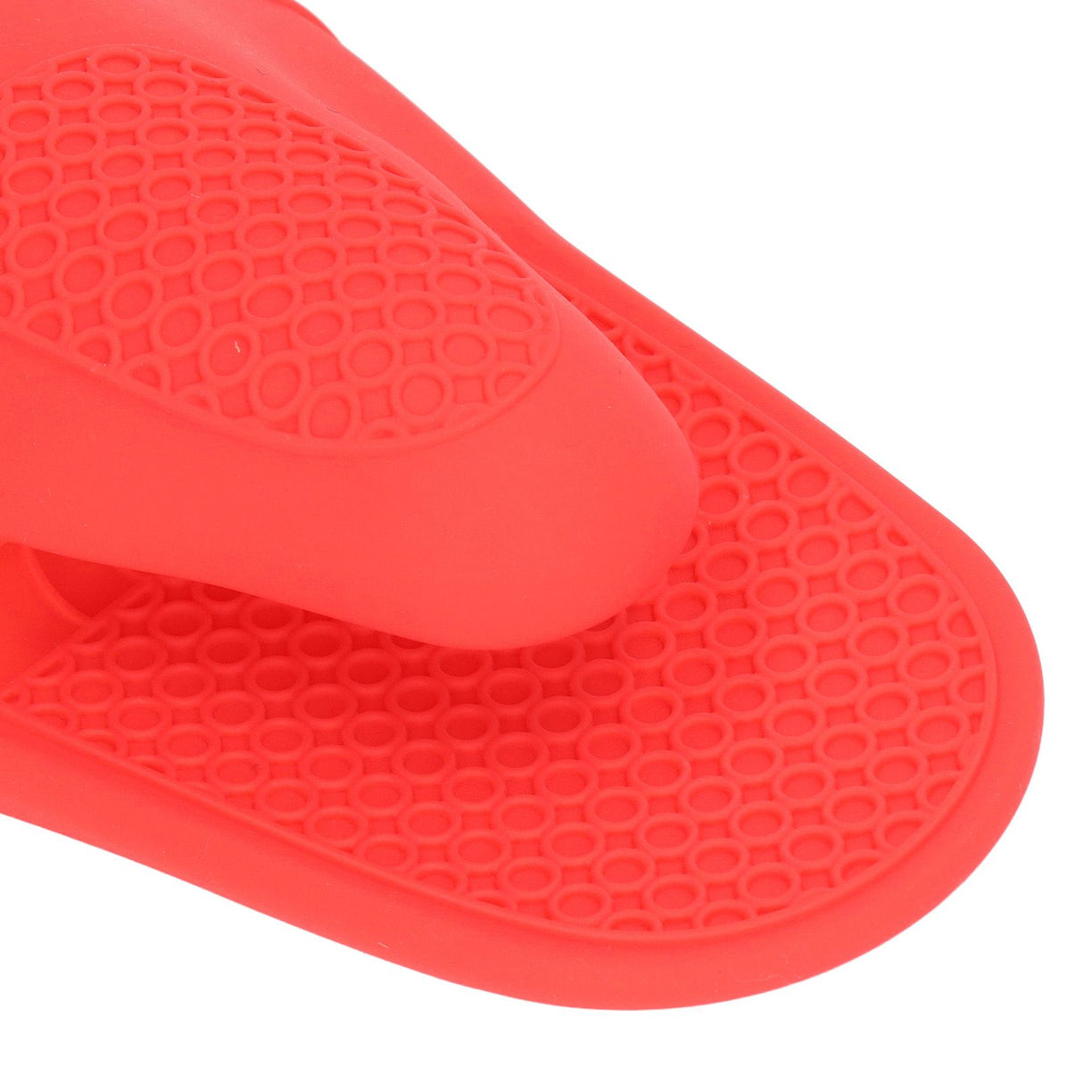 2pcs Oven Mitts Mini Silicone Thickened Anti Scalding Cooking Pinch Mitts for Kitchen Red