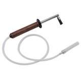 Coffee Machine Cleaning Brush High Temperature Resistance Wood Handle Replaceable Coffee Machine Steam Cleaning Tool