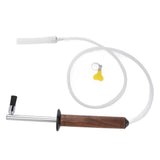 Coffee Machine Cleaning Brush High Temperature Resistance Wood Handle Replaceable Coffee Machine Steam Cleaning Tool - Extra Image