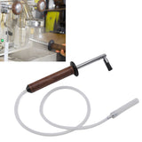 Coffee Machine Cleaning Brush High Temperature Resistance Wood Handle Replaceable Coffee Machine Steam Cleaning Tool - Extra Image