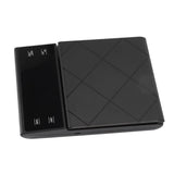 Digital Kitchen Scale 0.1g High Accuracy Coffee Roaster Jewelry Food Gravity Electronic Scale Black - Rear View
