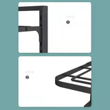 Pot Storage Rack Multilayer Thicken Strong Bearing Round Corner Pot Organizer for Kitchen Three Layers/43x27x23cm