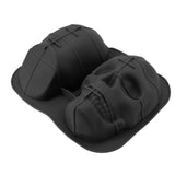 Skull Head Baking Mold Soft Silicone Halloween Skeleton Head Cake Mold for Cake Biscuit Chocolate Candy Ice Black - Extra Image
