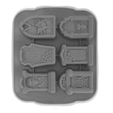 Ice Cube Silicone Cake Candy Chocolate Ice Cube Maker Tray Party Supplies for Halloween Grey - Side View