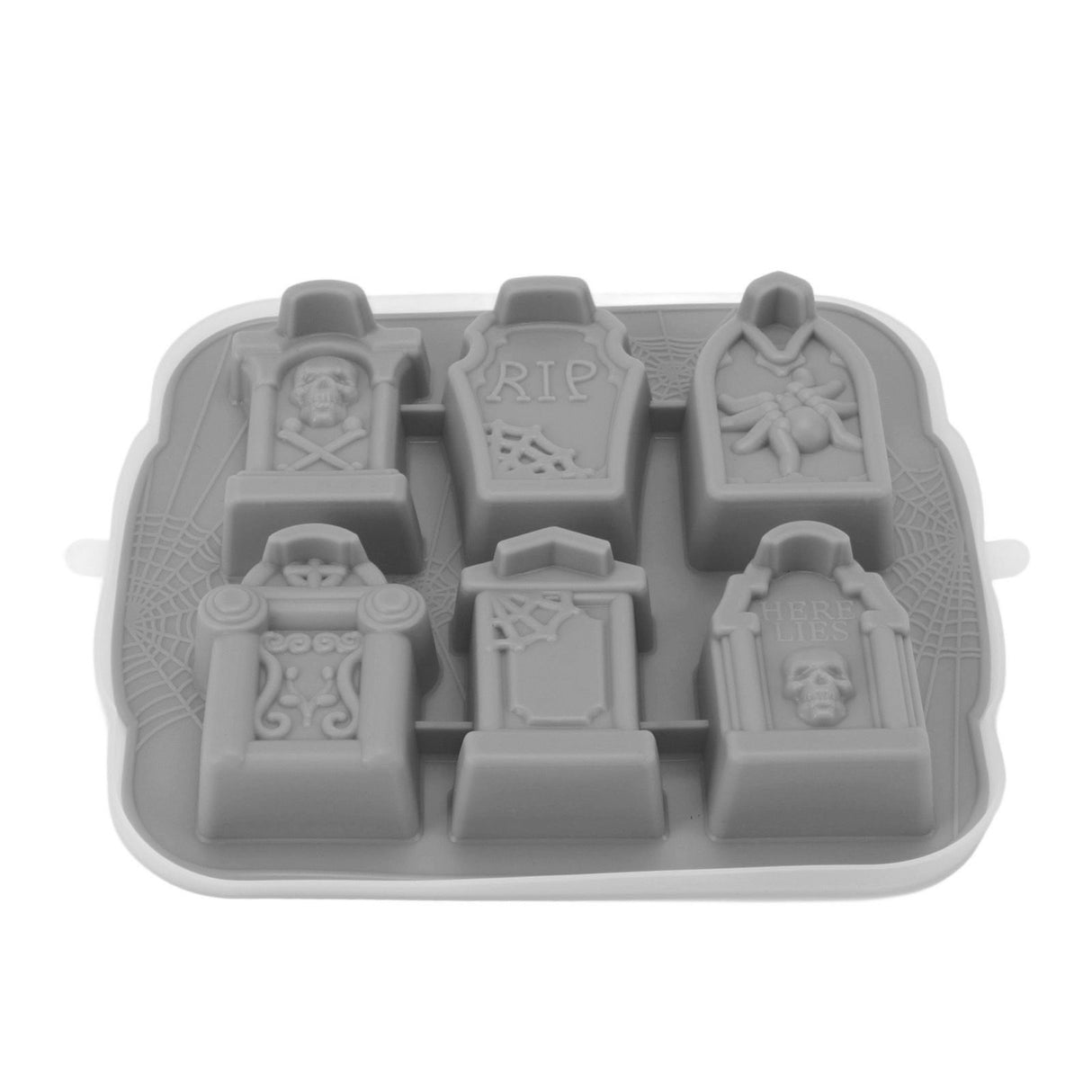 Ice Cube Silicone Cake Candy Chocolate Ice Cube Maker Tray Party Supplies for Halloween Grey