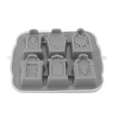 Ice Cube Silicone Cake Candy Chocolate Ice Cube Maker Tray Party Supplies for Halloween Grey