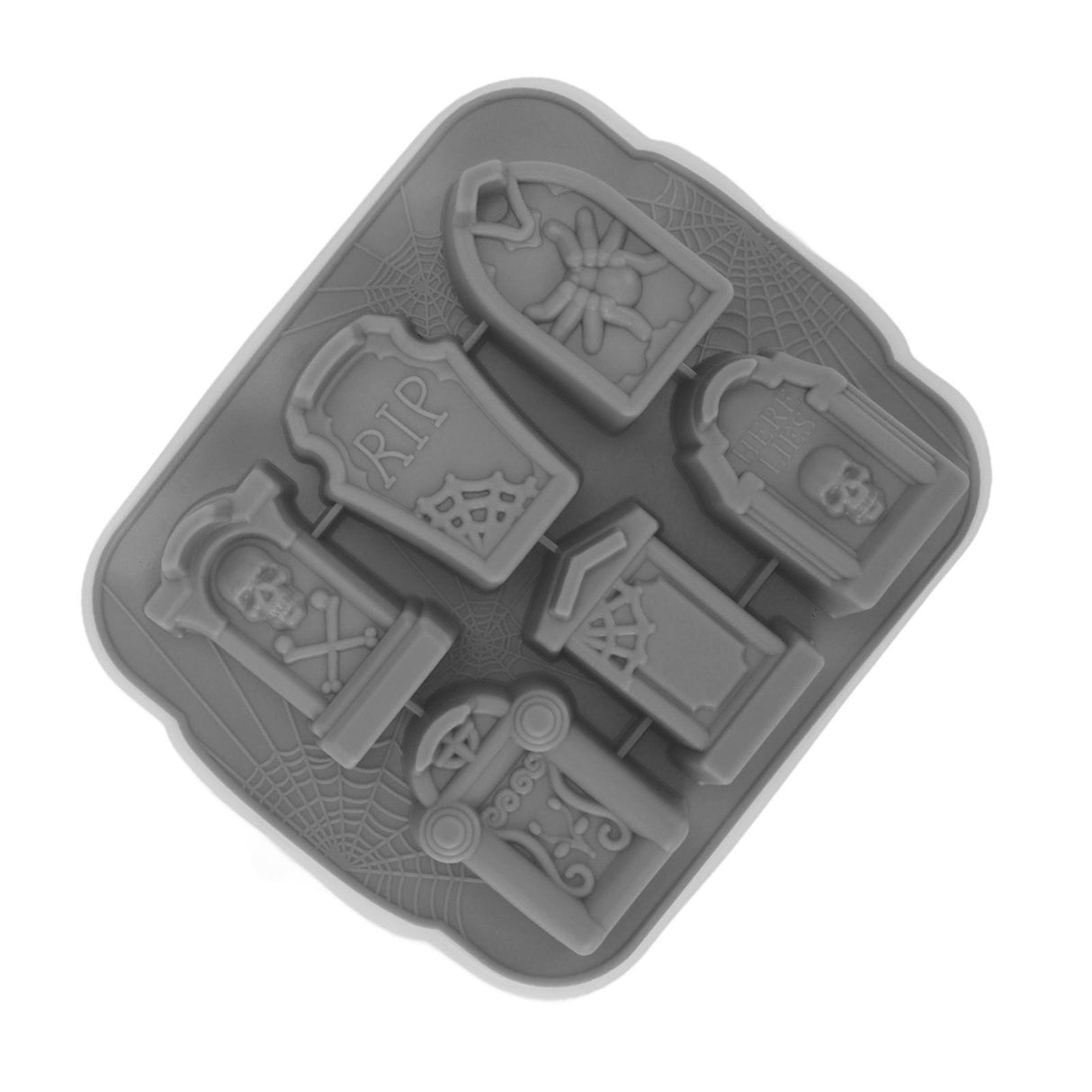 Ice Cube Silicone Cake Candy Chocolate Ice Cube Maker Tray Party Supplies for Halloween Grey