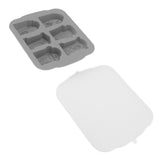 Ice Cube Silicone Cake Candy Chocolate Ice Cube Maker Tray Party Supplies for Halloween Grey - Low Angle