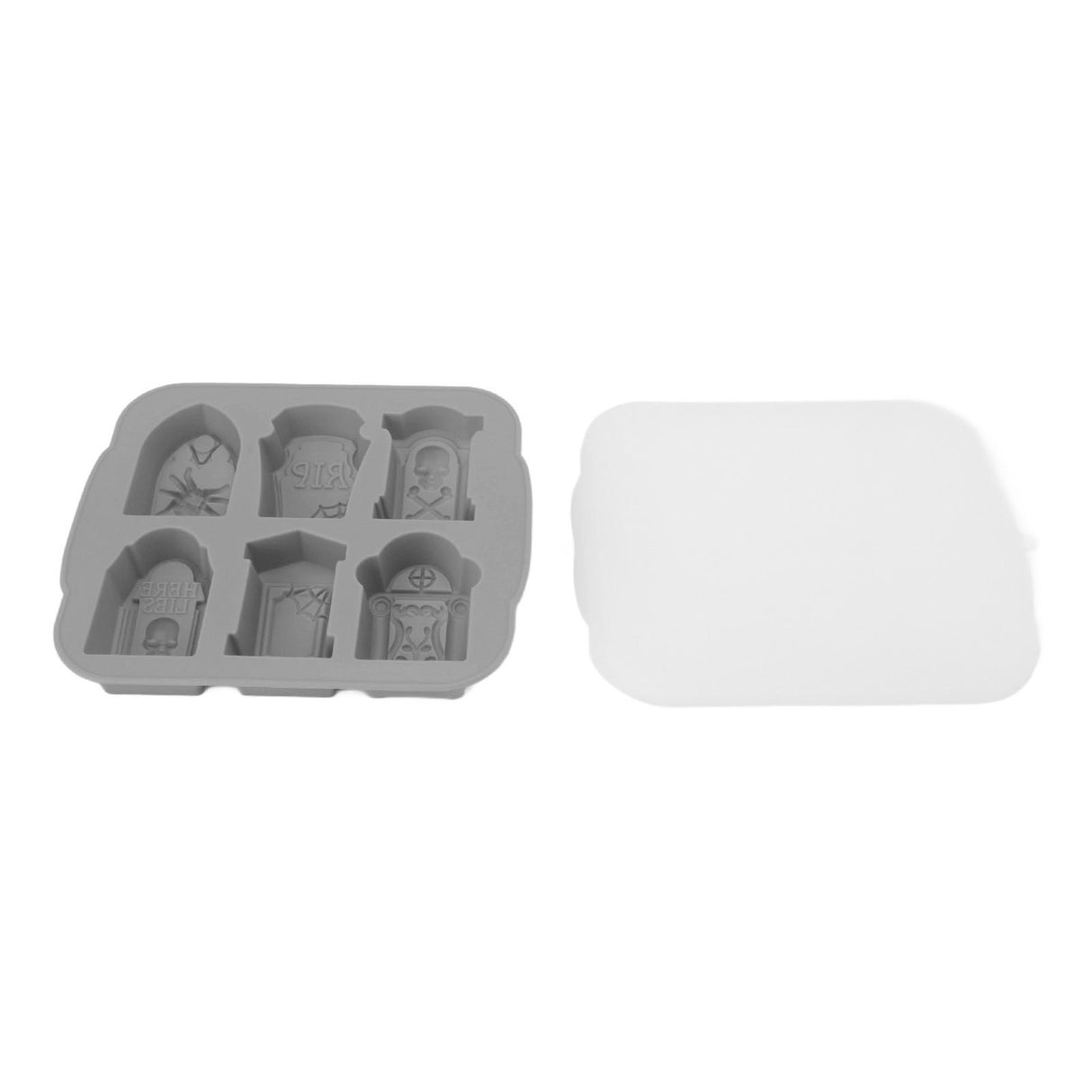 Ice Cube Silicone Cake Candy Chocolate Ice Cube Maker Tray Party Supplies for Halloween Grey