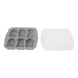 Ice Cube Silicone Cake Candy Chocolate Ice Cube Maker Tray Party Supplies for Halloween Grey - Extra Image