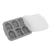 Ice Cube Silicone Cake Candy Chocolate Ice Cube Maker Tray Party Supplies for Halloween Grey - Extra Image