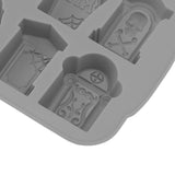 Ice Cube Silicone Cake Candy Chocolate Ice Cube Maker Tray Party Supplies for Halloween Grey - Extra Image
