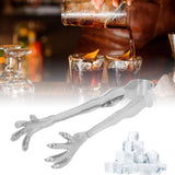 Eagle Claw Style Ice Tongs Food Grade Stainless Steel Prevents Slipping Ice Tongs for Home Bar Sugar Cubes Ice Cubes - Extra Image
