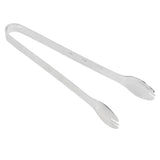 Stainless Steel Ice Tongs Food Grade Prevents Slipping Sugar Food Kitchen Tweezers for Household Foods Mirror - Front View