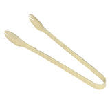 Stainless Steel Ice Tongs Food Grade Prevents Slipping Sugar Food Kitchen Tweezers for Household Foods Gold Plated - Rear View