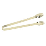 Stainless Steel Ice Tongs Food Grade Prevents Slipping Sugar Food Kitchen Tweezers for Household Foods Gold Plated - Low Angle