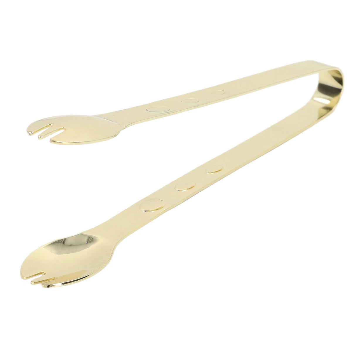 Stainless Steel Ice Tongs Food Grade Prevents Slipping Sugar Food Kitchen Tweezers for Household Foods Gold Plated