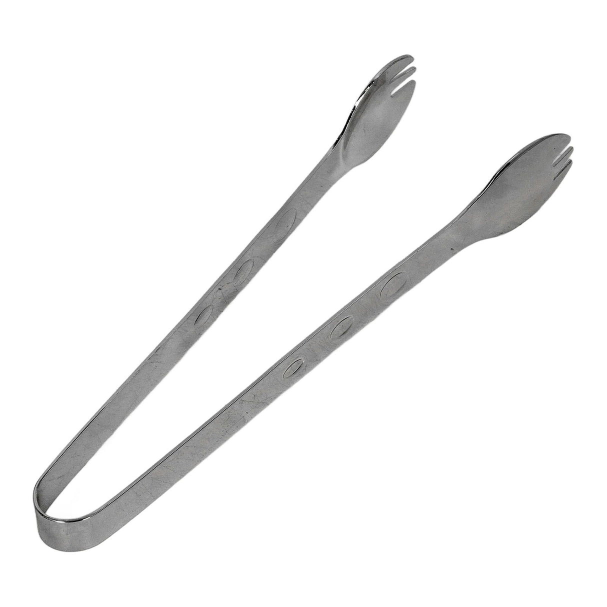 Stainless Steel Ice Tongs Food Grade Prevents Slipping Sugar Food Kitchen Tweezers for Household Foods Black Plated