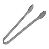 Stainless Steel Ice Tongs Food Grade Prevents Slipping Sugar Food Kitchen Tweezers for Household Foods Black Plated