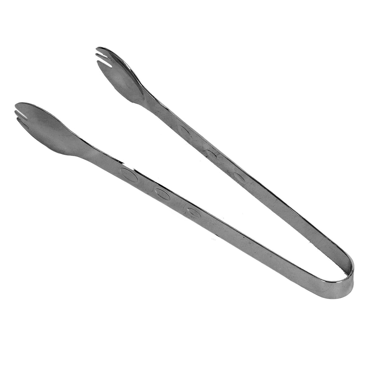 Stainless Steel Ice Tongs Food Grade Prevents Slipping Sugar Food Kitchen Tweezers for Household Foods Black Plated