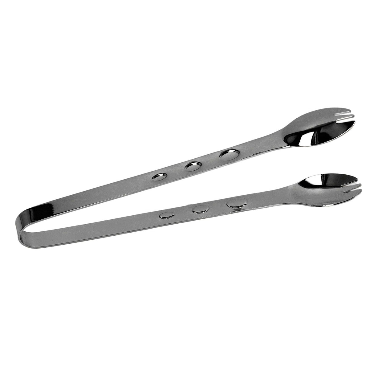 Stainless Steel Ice Tongs Food Grade Prevents Slipping Sugar Food Kitchen Tweezers for Household Foods Black Plated
