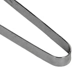 Stainless Steel Ice Tongs Food Grade Prevents Slipping Sugar Food Kitchen Tweezers for Household Foods Black Plated - Extra Image