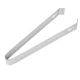 Cocktail Tong Thickened Rhombus Stainless Steel Food Ice Sugar Cube Tong for Bar Mirror Reflection