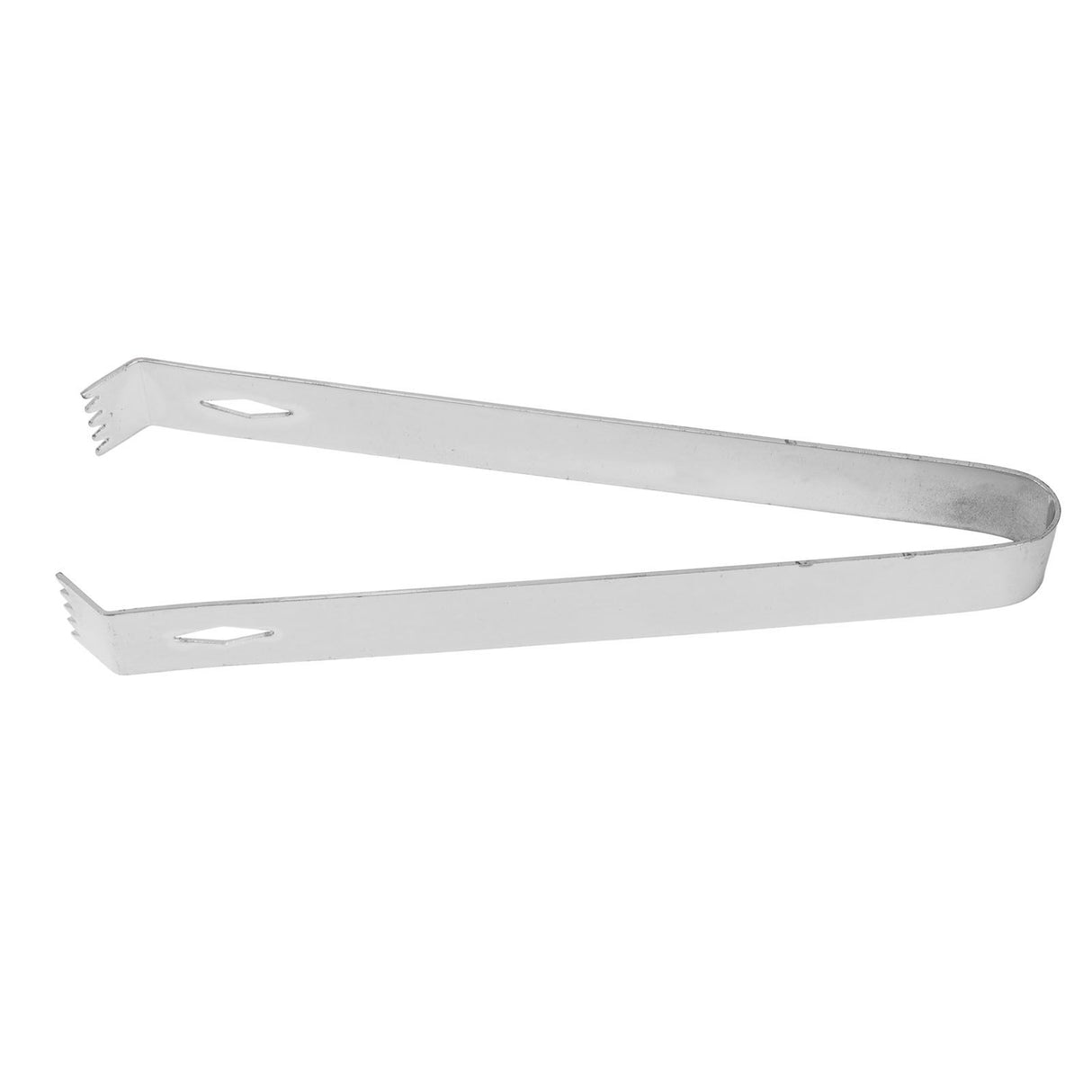 Cocktail Tong Thickened Rhombus Stainless Steel Food Ice Sugar Cube Tong for Bar Mirror Reflection