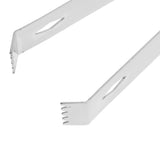 Cocktail Tong Thickened Rhombus Stainless Steel Food Ice Sugar Cube Tong for Bar Mirror Reflection