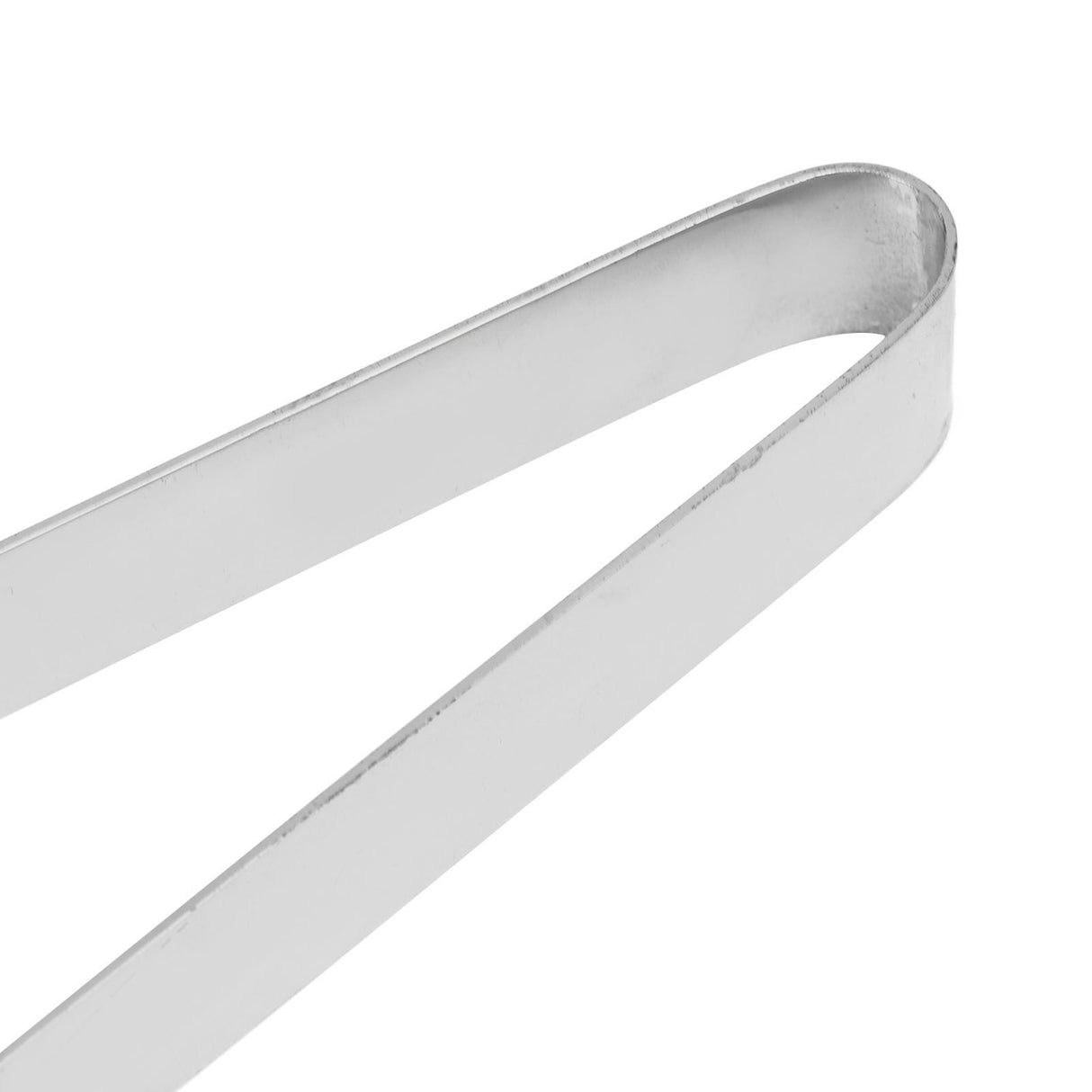 Cocktail Tong Thickened Rhombus Stainless Steel Food Ice Sugar Cube Tong for Bar Mirror Reflection