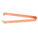 Cocktail Tong Thickened Rhombus Stainless Steel Food Ice Sugar Cube Tong for Bar Copper Plating
