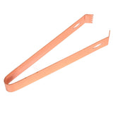 Cocktail Tong Thickened Rhombus Stainless Steel Food Ice Sugar Cube Tong for Bar Copper Plating