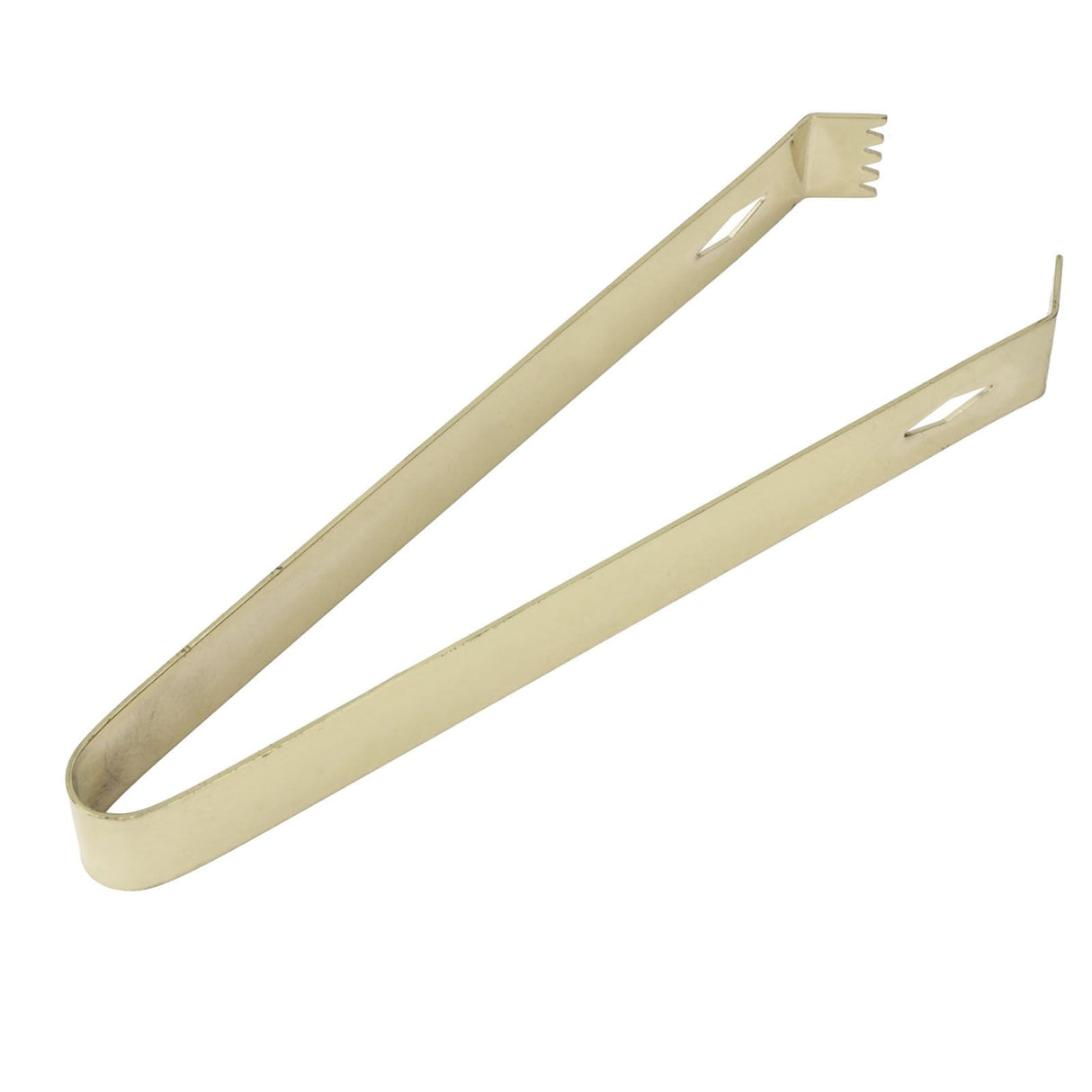 Cocktail Tong Thickened Rhombus Stainless Steel Food Ice Sugar Cube Tong for Bar Gold Plating