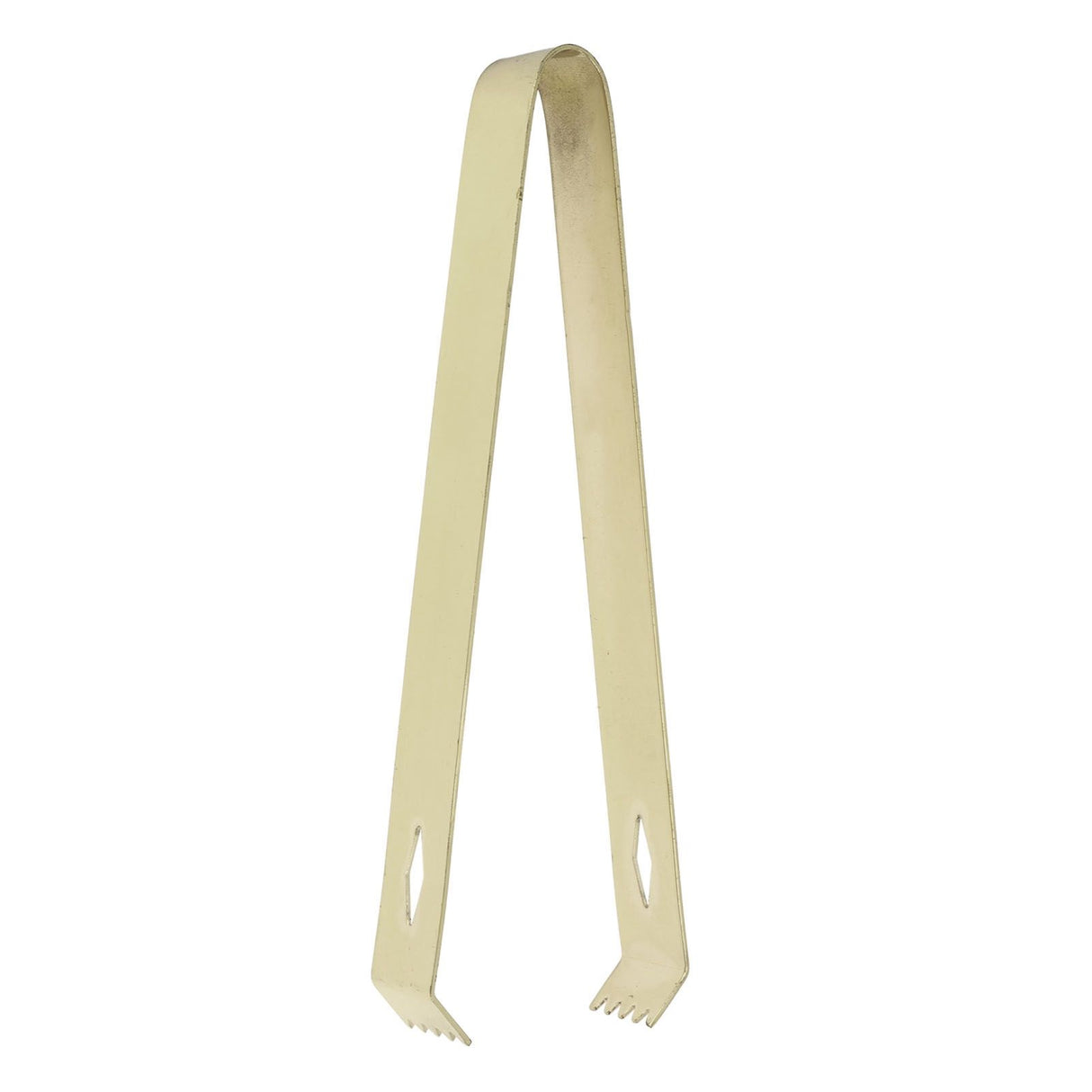 Cocktail Tong Thickened Rhombus Stainless Steel Food Ice Sugar Cube Tong for Bar Gold Plating