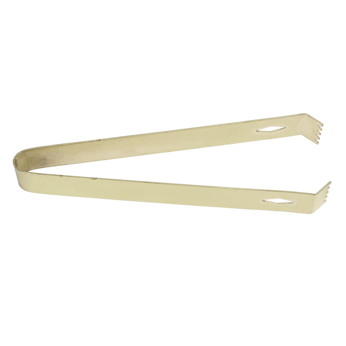 Cocktail Tong Thickened Rhombus Stainless Steel Food Ice Sugar Cube Tong for Bar Gold Plating