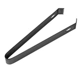 Cocktail Tong Thickened Rhombus Stainless Steel Food Ice Sugar Cube Tong for Bar Black Plating