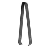Cocktail Tong Thickened Rhombus Stainless Steel Food Ice Sugar Cube Tong for Bar Black Plating - 45-Degree Angle