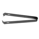 Cocktail Tong Thickened Rhombus Stainless Steel Food Ice Sugar Cube Tong for Bar Black Plating - Rear View
