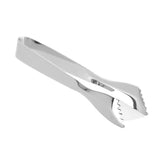 Ice Tongs Food Grade Thicken Stainless Steel Prevents Slipping Sugar Food Tweezers for Home Kitchen Bar Mirror - Front View