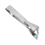 Ice Tongs Food Grade Thicken Stainless Steel Prevents Slipping Sugar Food Tweezers for Home Kitchen Bar Mirror - Side View