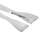 Ice Tongs Food Grade Thicken Stainless Steel Prevents Slipping Sugar Food Tweezers for Home Kitchen Bar Mirror