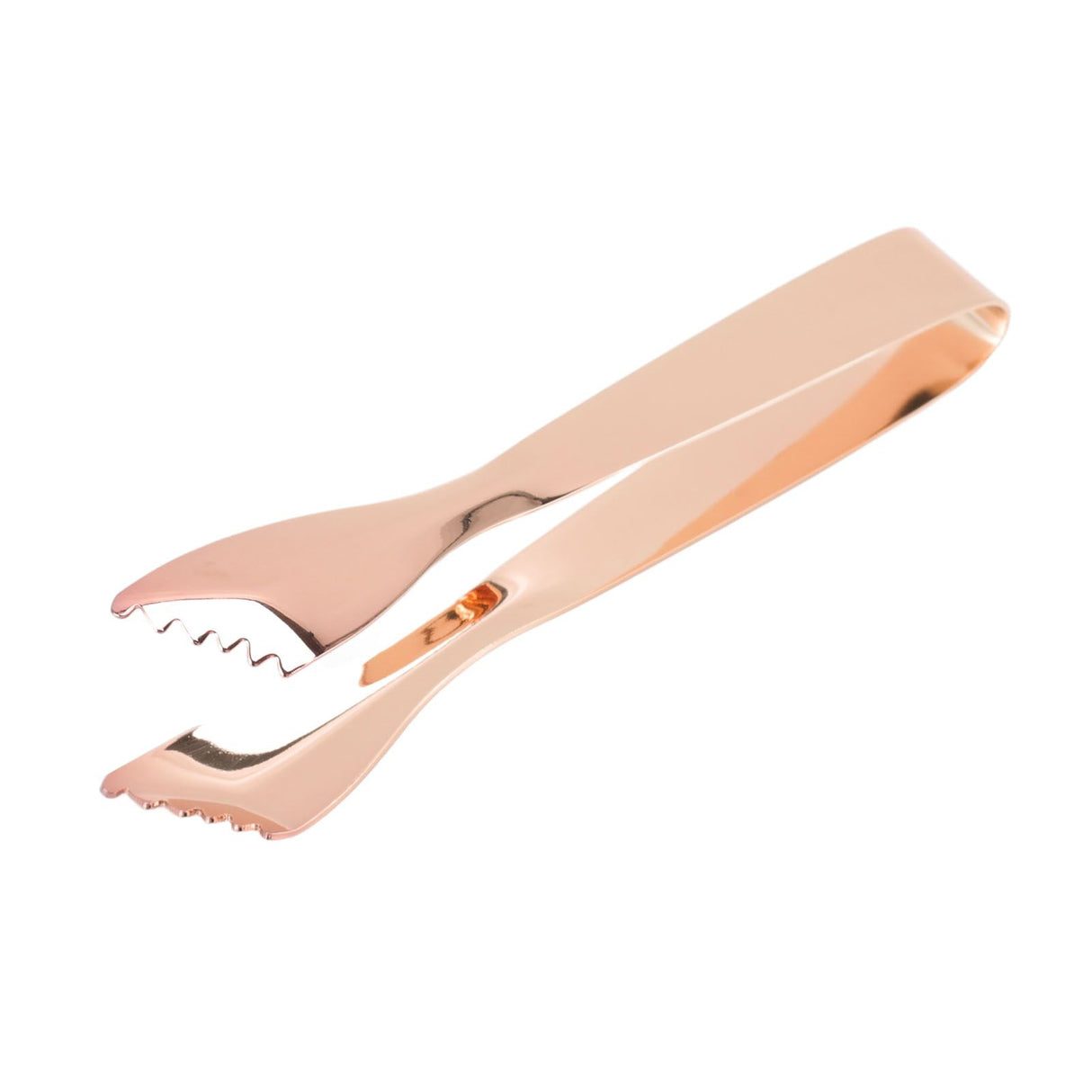 Ice Tongs Food Grade Thicken Stainless Steel Prevents Slipping Sugar Food Tweezers for Home Kitchen Bar Copper Plated