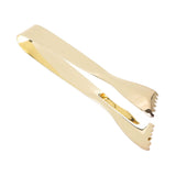 Ice Tongs Food Grade Thicken Stainless Steel Prevents Slipping Sugar Food Tweezers for Home Kitchen Bar Gold Plated
